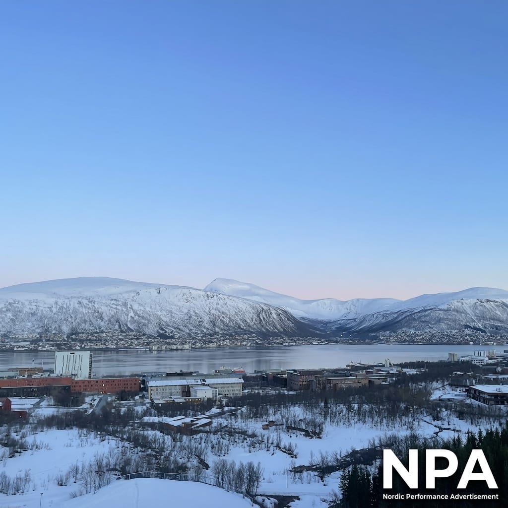 Tromsø, sett fra Tromsdalen